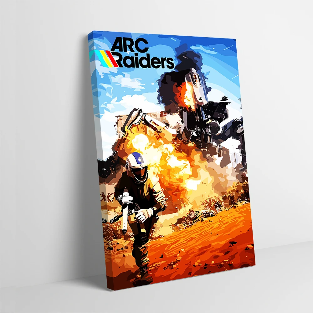 ARC Raiders Game Printed Poster Customizable Pictures Wall Art Canvas Painting Gift for Bedroom Decorations Bathroom Decor Room