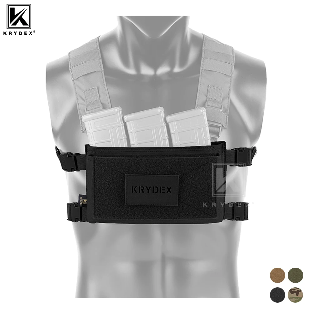 KRYDEX Tactical MK3 Micro Fight Chassis Placard Pouch Spiritus Style Front Panel For MK3 MK4 Chest Rig JPC LV119 Vest