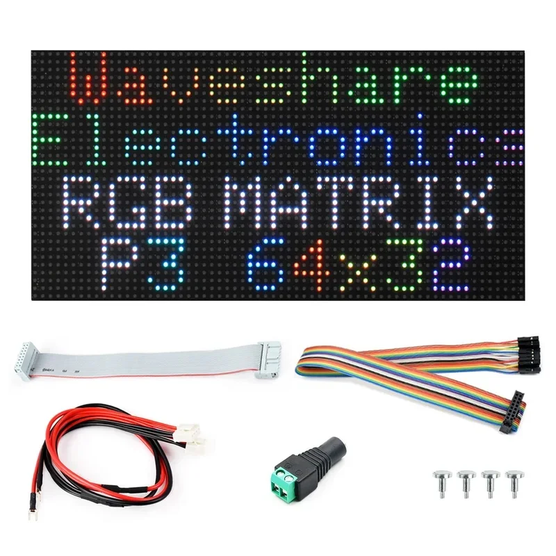 rgb-full-color-led-panel-3mm-pitch-64-×-32-pixels-adjustable-brightness-options-standard-version-gob-version