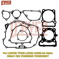 Kit completo de juntas de cilindro para reconstrucción de motor de motocicleta, para LONCIN YF300 LX300 LX300-6A Retro 300AC CR6 VOGE300R VOGE300GY