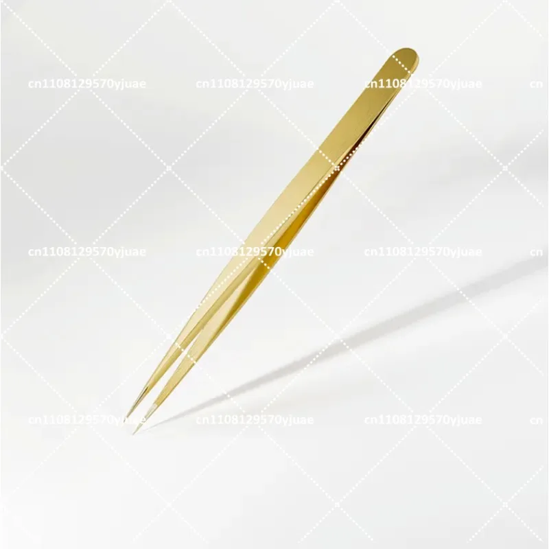 Precision Brass Tweezers Non-Magnetic Fine Point Tips for Watch Repair Tools