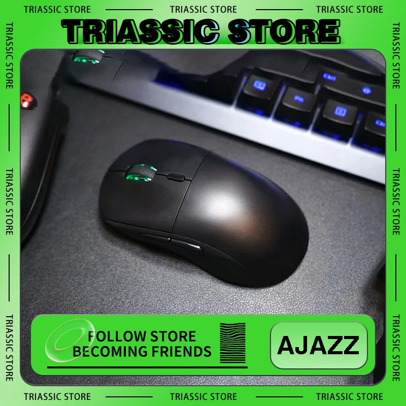 Game Mouse 4K Version Wireless Dual-mode Esports Dedicated Small Hand 2.4g/wired Lightweight Ergonomics PAW3395 AJAZZ AJ199