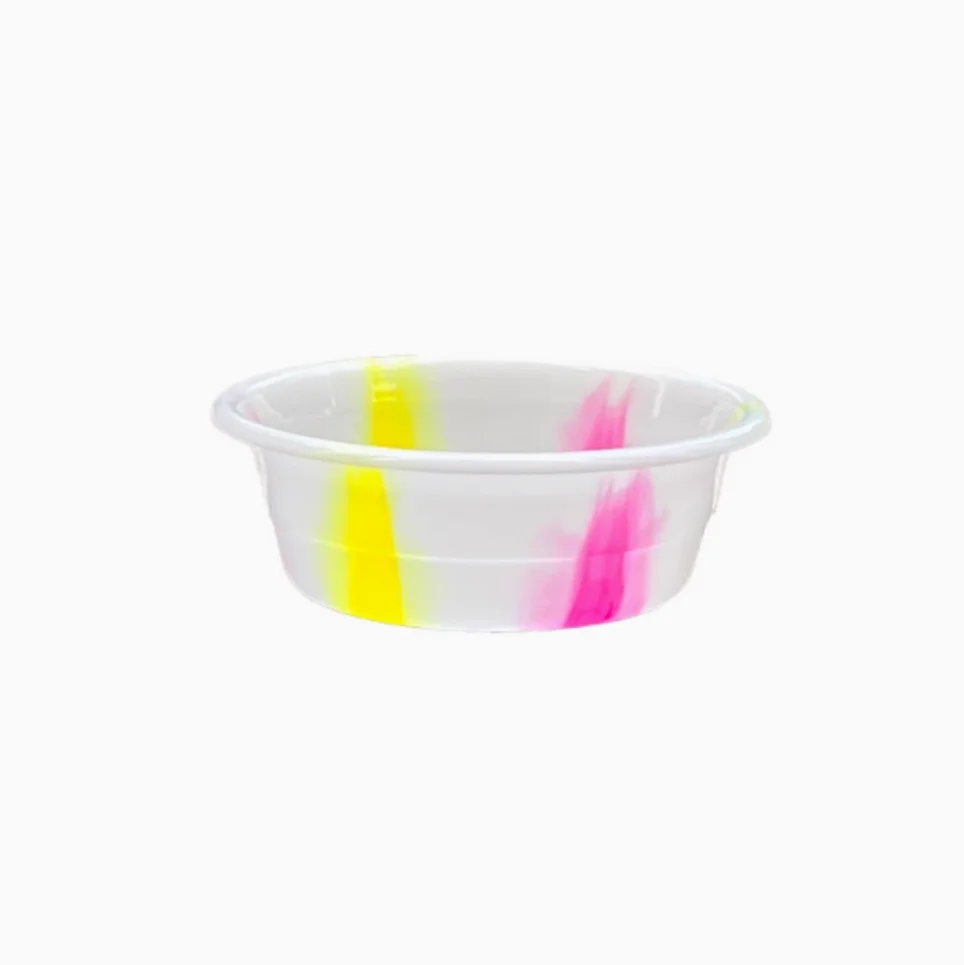 Plastic Basin, Household Thick Two-Color Vegetable Washing Basin, Classic Laundry Basin, Children's Shower Bathtub