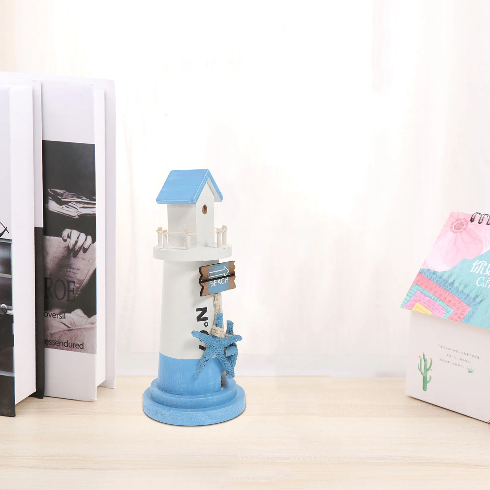 

Wooden Decor Mediterranean Small Lighthouse Style Nautical Home Lighthouse nament nament Party Gift Idea