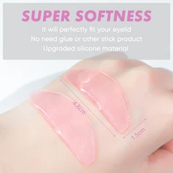 Libeauty 1 Pair Lash Softening Pads Silicone Eyelash Perm Pads Lashes Rods Shield Lifting Eyelash Accessories Makeup Tools