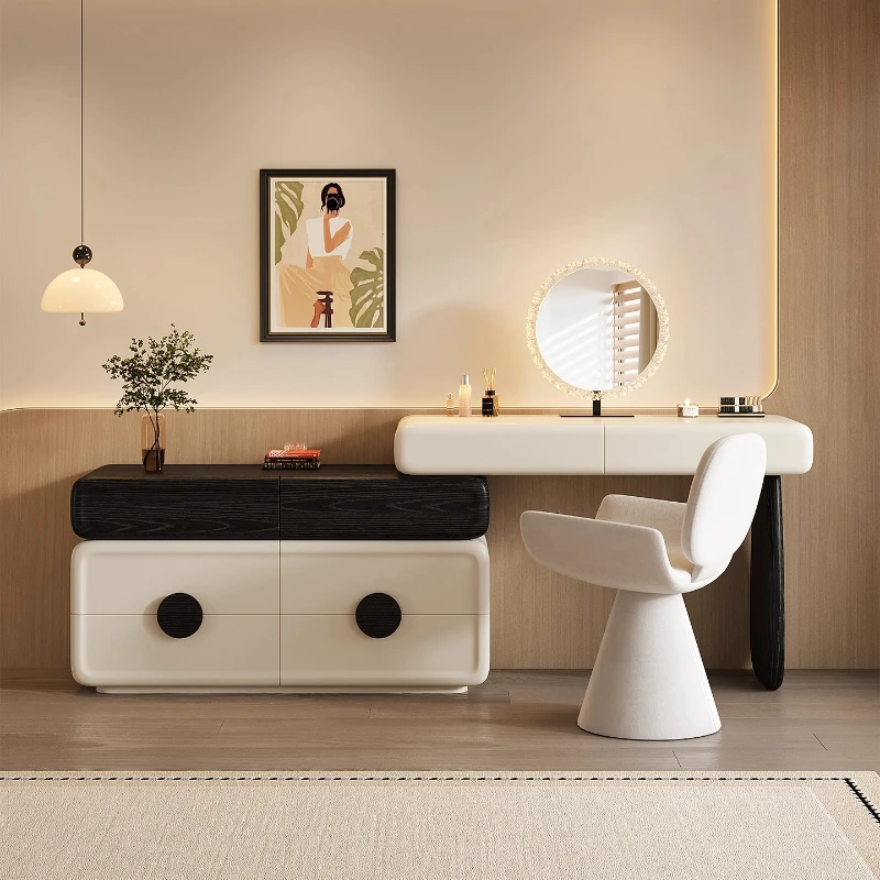 

Aesthetic Beauty Makeup Table Quality Elegant Unique European Vanity Dresser Nordic Regale Mesa De Maquillaje Unique Furniture