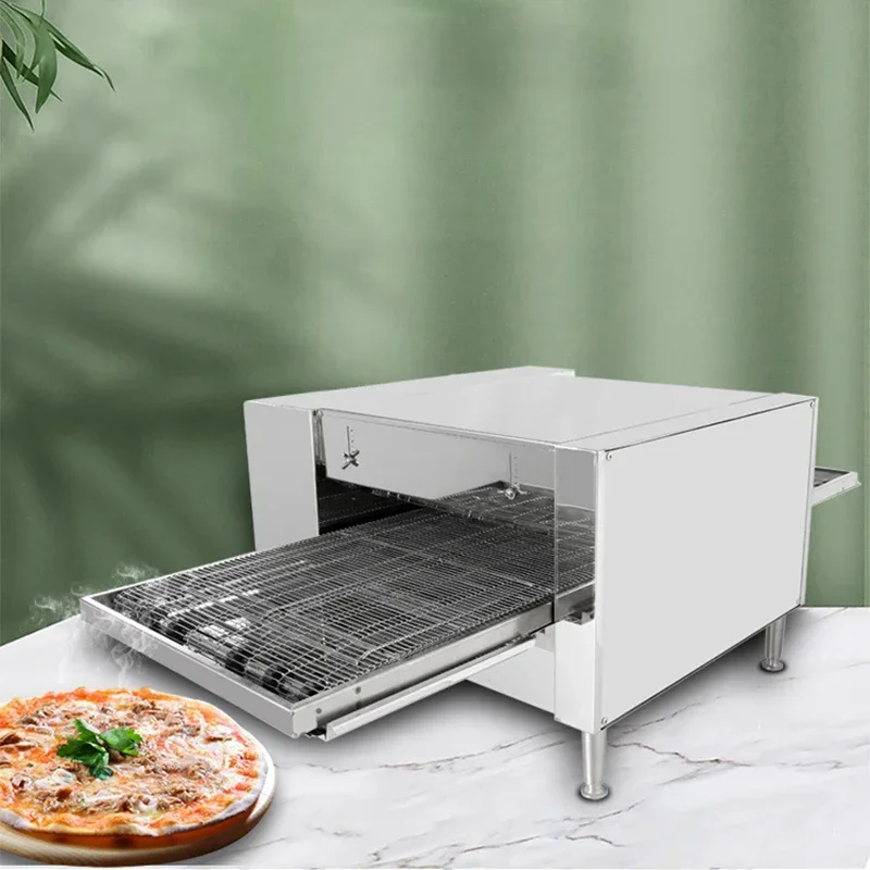 #~forElectric Chain Pizza Oven Tracked Commercial Kitchen Equipment with Digital Display Automatic Baking NP-10