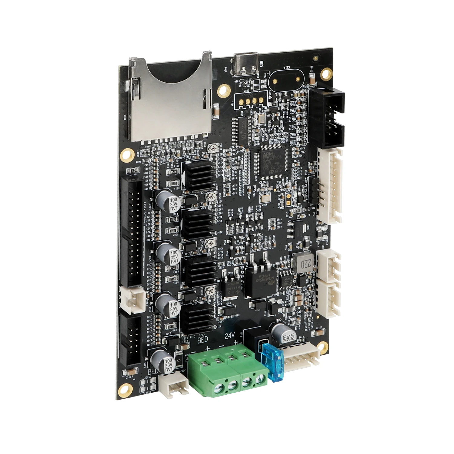 Комплект бесшумной материнской платы Creality Ender-3 S1 Pro 32 бит V2.4.S1 для 3D-принтера, модернизированный, высокопроизводительный TMC2208 STM32F401RCT6