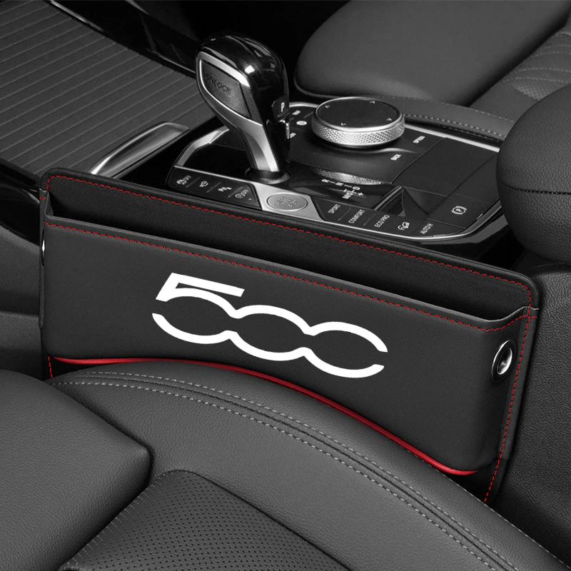 

Кожаная сумка Nappa для автомобильного сиденья, женская сумка для хранения для Fiat 500 500C 2012 500X 500L Abarth 695, аксессуары для интерьера автомобиля