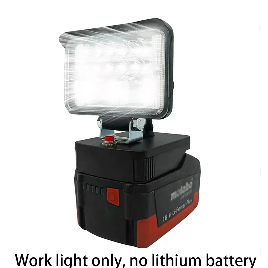 LED Work Lamps For Metabos 18V Li Ion Battery 625367000 625368000 321000480 BS18 LT SSD18 LT Lithium-ion Battery 30W Work Light