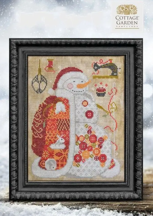 Christmas snowman tailor 28-34 Handmade Needlework Embroidery DIY DMC Cross Stitch Kits Crafts 14CT Unprinted