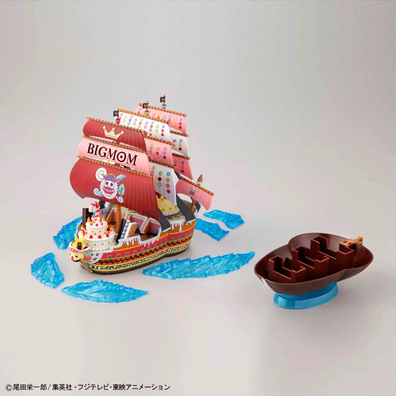 

Bandai Original One Piece Grand Ship Big Mom 013 Singing Ship Charlotte Linlin Assembly Model Kit Toys Collection Gift
