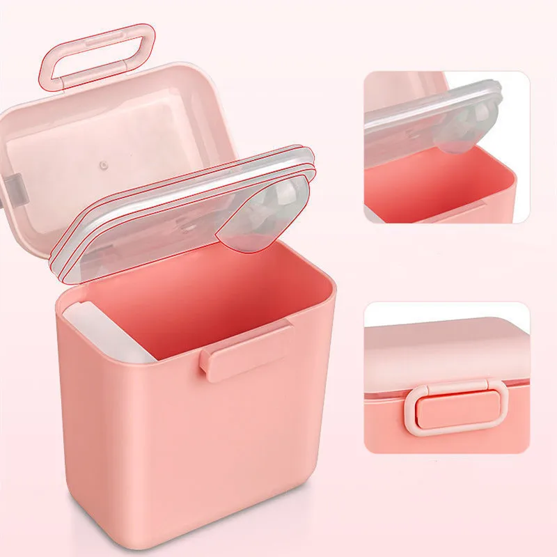 Baby milk powder box Baby food storage box Portable storage formula container snack food sealed storage box