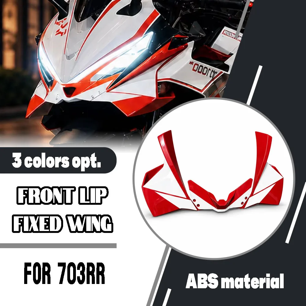For Zontes ZT703 703 RR ZT703RR 703RR 703rr Motorcycle Front Lip Fixed Wing Aerodynamic Wing Downforce Winglet Front Spoiler