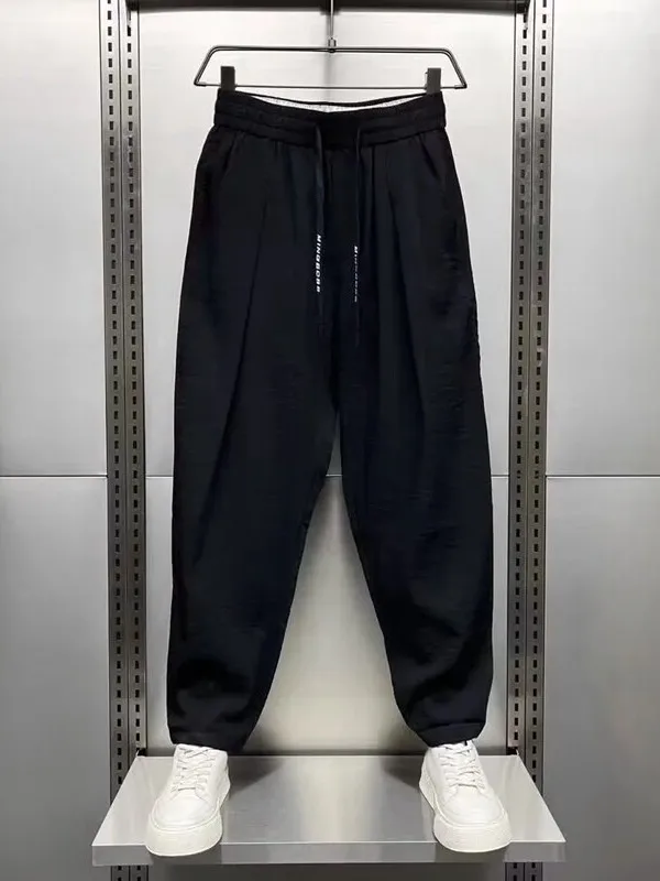 

Men's Casual Pants Summer New Style Breathable Simple Match Straight Leg Large Size Thin Long Pants Harlan Sports Pants