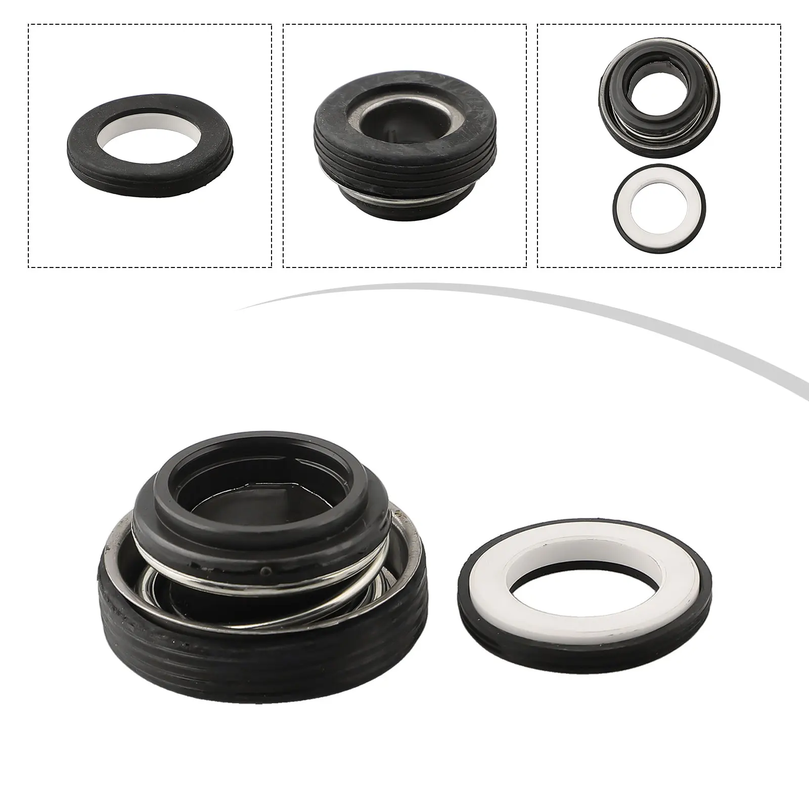 2 Pcs Mechanical Seal Washer Sealing Ring 2/3inch Replacement Parts For Honda WB20/30 WL20/30 Water Pump 78130-YB4