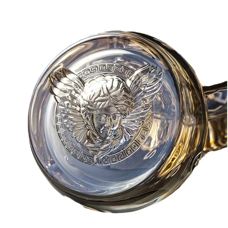 

Crystal glass home living room office ashtray guest room club ashtray ornament