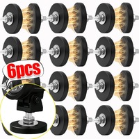 1-6pcs Magnet Base Removable Anti-Scratch Equipment Base for LED Work Light Car Roof Lights Home Round M6 Thread Stud Fixed Base