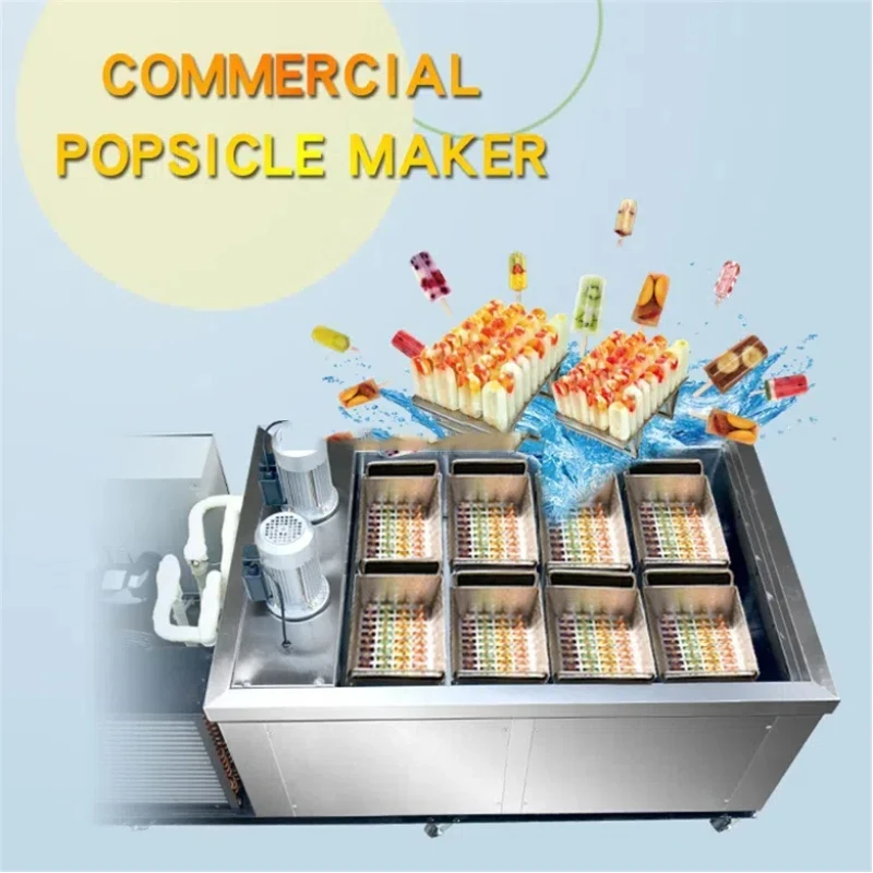 1 2 3 4 5 6 8 10 12 Mold basket style ataforma finamac fruit popsicle ice cream machine/ice lolly making machine/ice pop machine