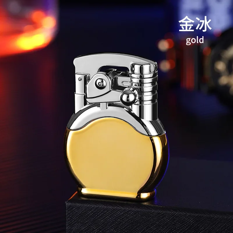 Trendy and Colorful Rocker Arm Windproof Lighter Flash Seven Color Light Personalized Lighter Cigarette Accessories for Men 2025 - Image 6