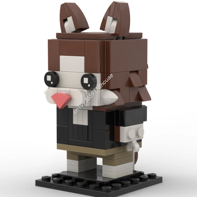 

144 шт. MOC PapaMutt Brickheadz строительные блоки для взрослых, коллекционная детская модель, конструкция, сделай сам, сборка, рождественская игрушка, подарок