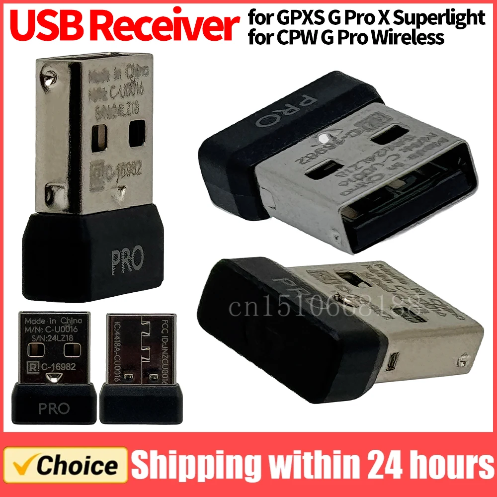 محول استقبال الماوس البديل لجهاز استقبال USB محول دونجل لاسلكي لـ Logitech G Pro Wireless/G Pro X Superlight
