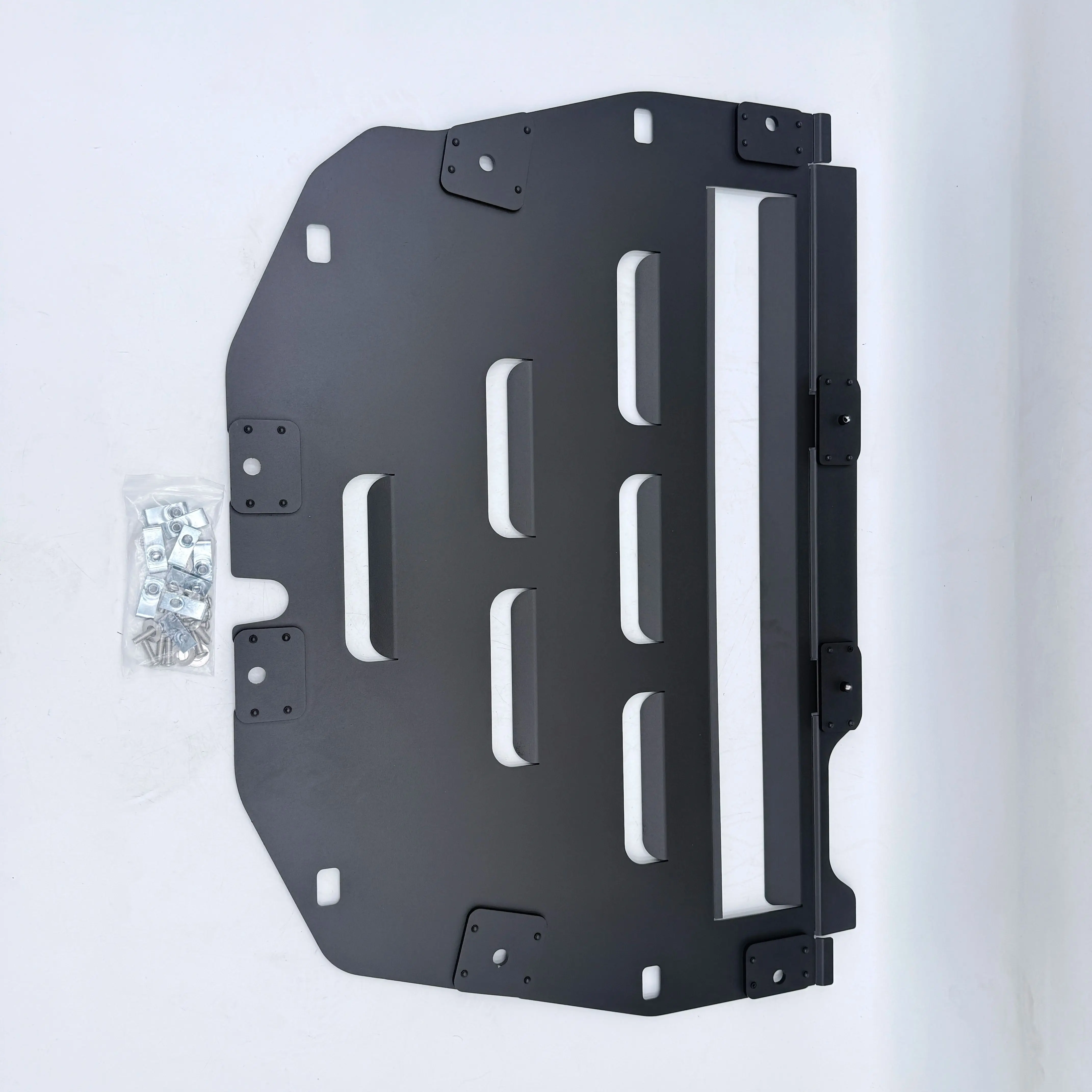 2mm Aluminum Negative‑Pressure Cooling Skid Plate For Honda Civic 10th Gen FK7 FK8 FC1 Undertray Guard Track Street Use