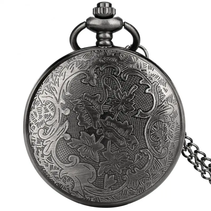 Famoso reloj de bolsillo de cuarzo con diseño de construcción del imperio del Estado de Nueva York, Steampunk, Fob, cadena colgante, collar, reloj, regalos para hombres y mujeres