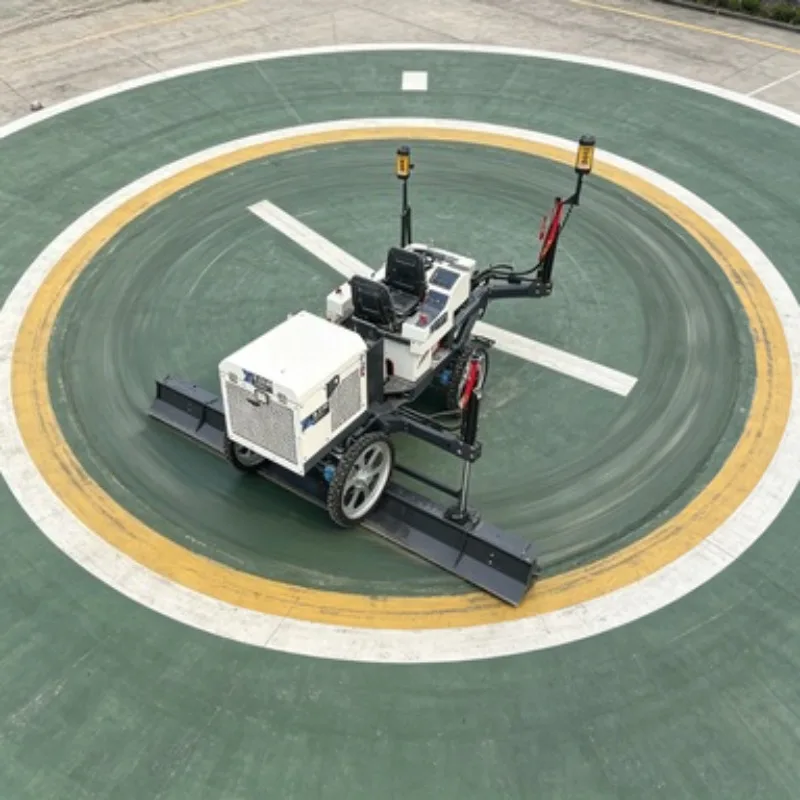 High Precision Walk Behind Laser Screed Concrete Leveling Machine with Laser Guidance System for Accurate Grade