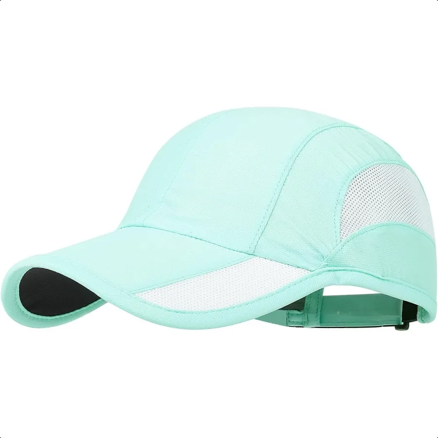 

HH HOFNEN Quick Dry Baseball Cap Unstructured Running Cap WaterResistant UPF 50+ Mesh Golf Sun Hats for Men Women