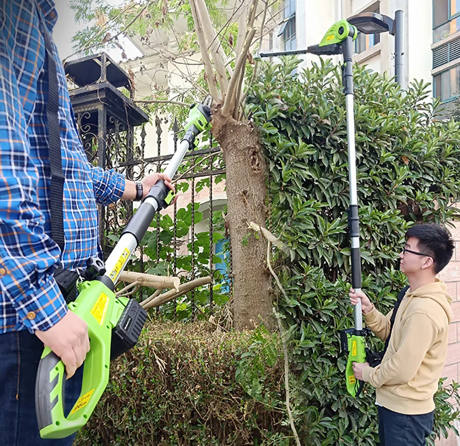 

Lithium-ion Battery High-reach Pruning Shears, Electric Telescopic Multi-functional Rechargeable High-altitude Chain Saw