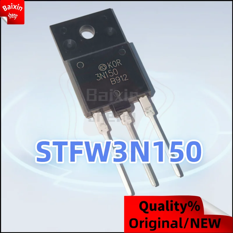 

10PCS Original quality 3N150 STFW3N150 TO-3PF 3A 1500V IGBT single tube