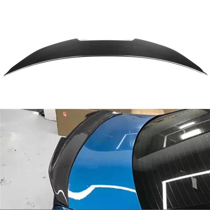 

For M4 F82 2-door PSM Style Dry Carbon Fiber Tail Fixed Wing Rear Car Spoiler 2015 2016 2017 2018 2019 2020 F82 Spoiler