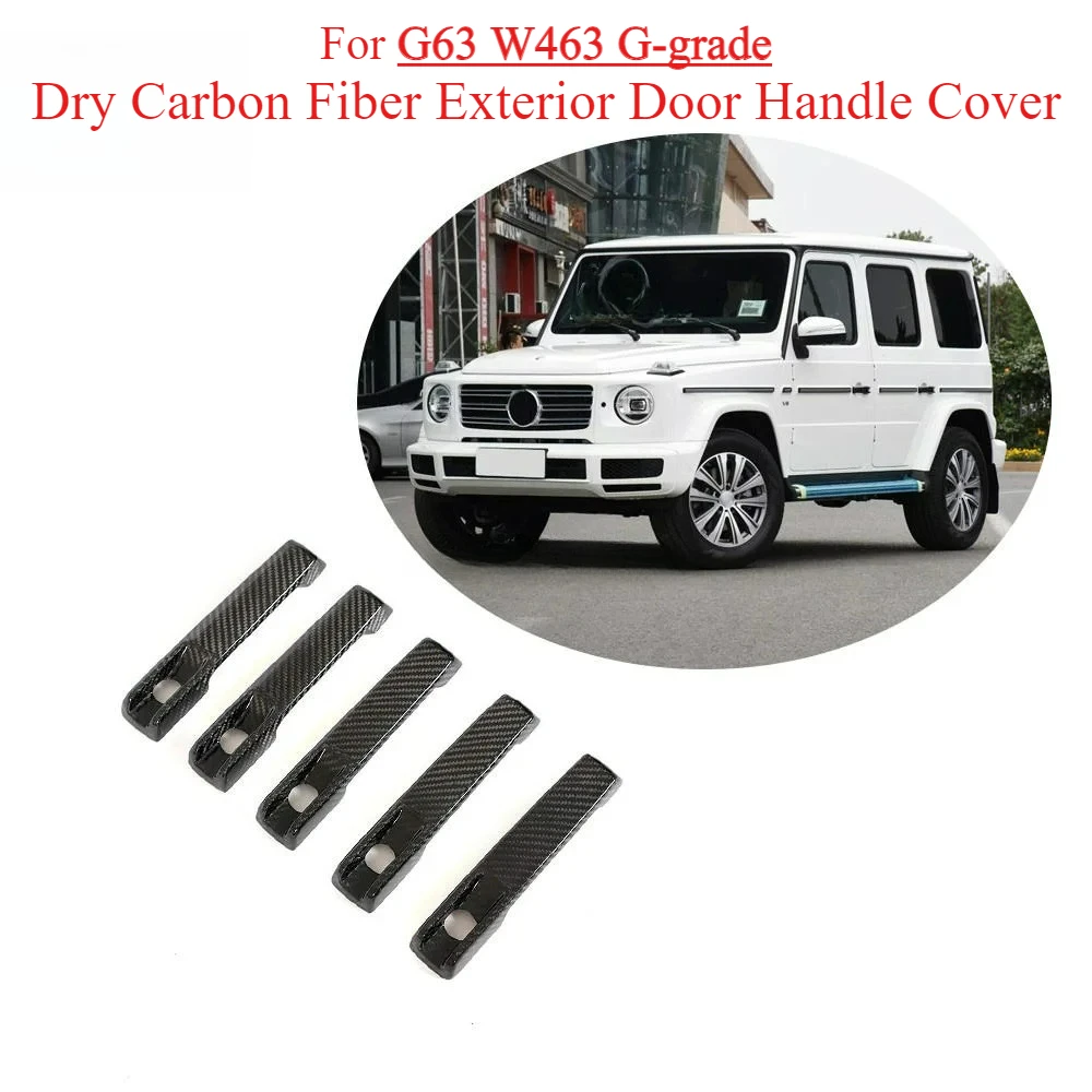

Premium Grade Suitable for G63 W463 G-grade Dry Carbon Fiber Exterior Door Handle Cover