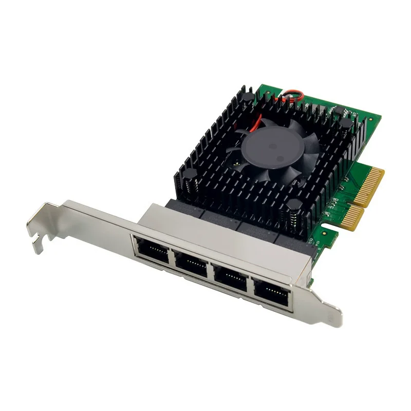 

PCI-E X4 Four-port 2.5G Server Network Card I225 Giga bit Network Card