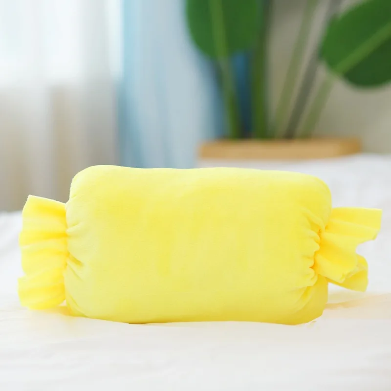 20x30cm Kleurrijke Snoep Knuffels Kussen Zachte Simulatie Poppen Nekkussen Gevuld Voedsel voor Jongens Meisjes Festival Geschenken