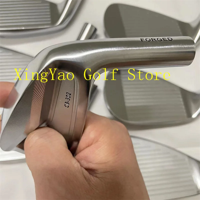

Golf Clubs silver CB-302 Golf Irons 7pcs 4-9P R/S/SR Flex Steel/Graphite Shaft With Head Covers