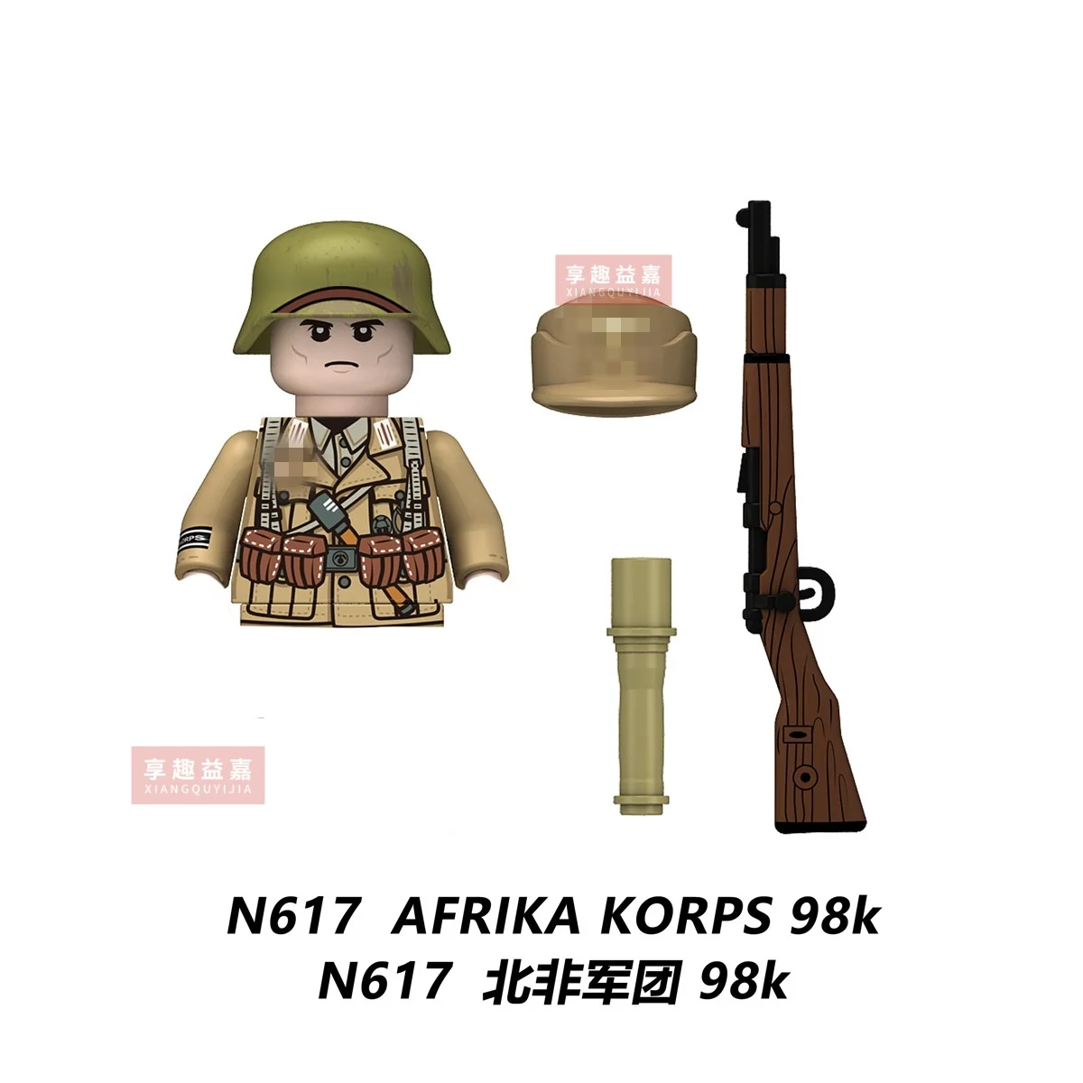 Militaire zaken Privé Sovjet-Infanterie Afrika Korps Bouwstenen Model Bakstenen mini Actie speelgoedfiguren Speelgoedcadeau voor kinderen