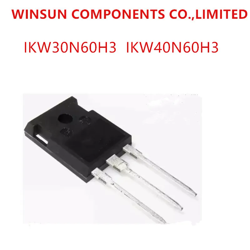 100% New Imported Original IKW30N60H3 K30H603 IKW40N60H3 K40H603 TO-247 Converter With IGBT Tube 30A 40A 600V