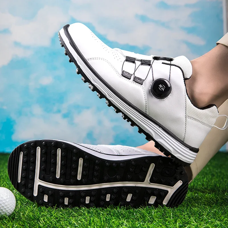 

Lightweight Golf Shoes Men Professional Anti Slip Male Footwears for Golfing Walking
