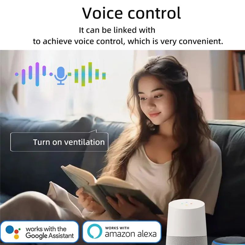 Smart-Tuya Wifi slimme temperatuurschakelaar, 2,4 Ghz-sensor met 1 meter temperatuursonde