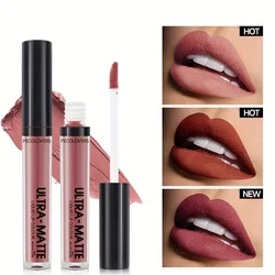 Sexy Long Lasting Velvet Matte Lip Gloss Liquid Lipstick Lip Makeup Women Beauty Red Nonstick Cup Waterproof Lip Gloss