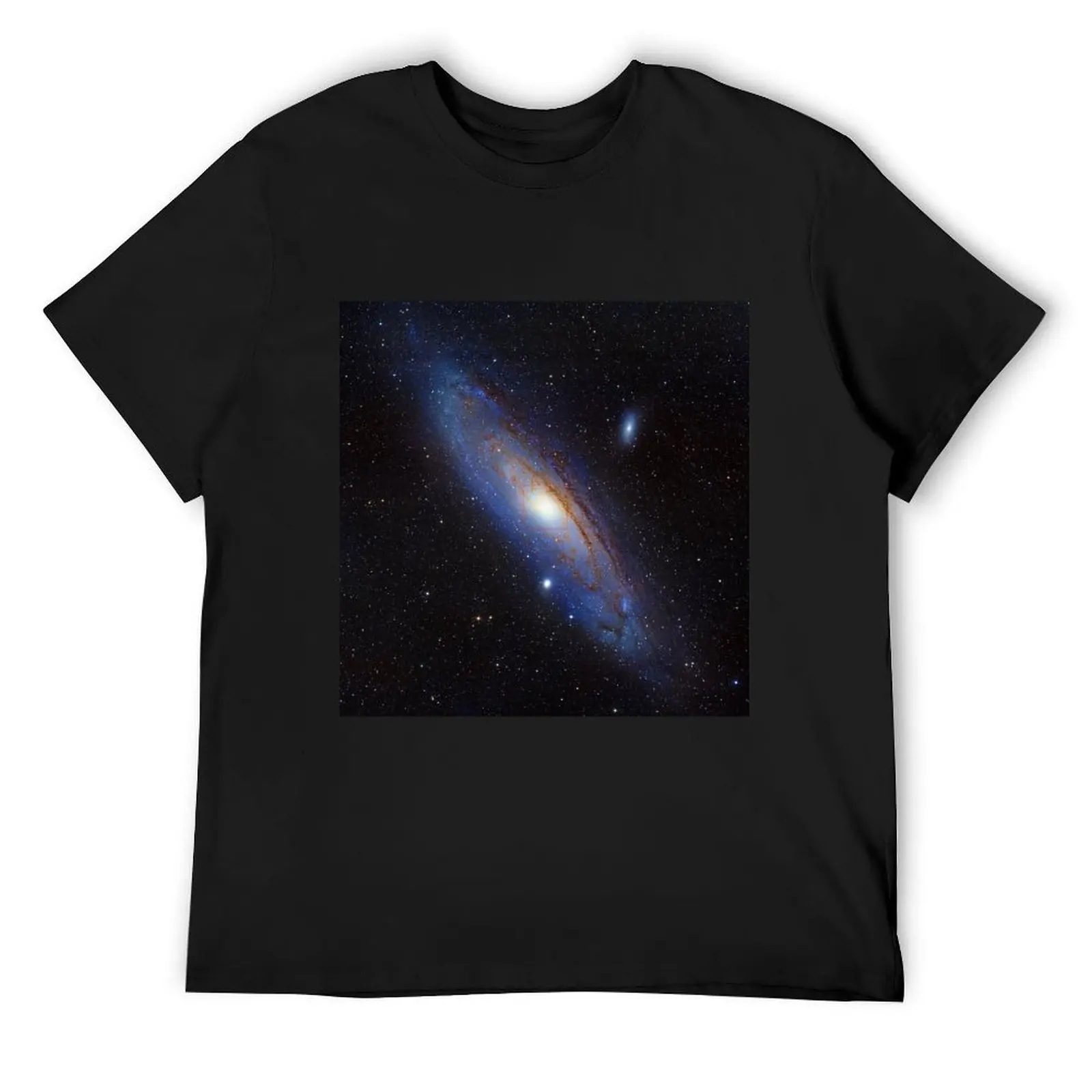 Andromeda Galaxy, optical image (C030/2061) T-Shirt graphics vintage anime shirt Short sleeve tee anime t shirts for men