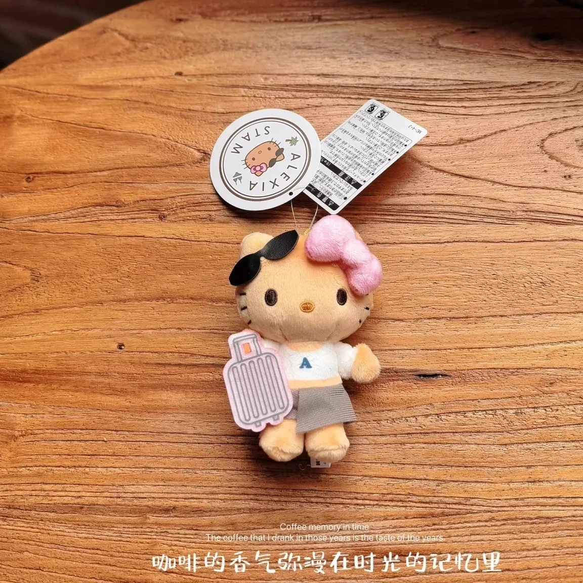 Hello Kitty Cartoon Creative Kt Zwart Lederen Koffer Knuffels Rugzak Hanger Accessoires Sleutelhanger Verjaardagscadeaus