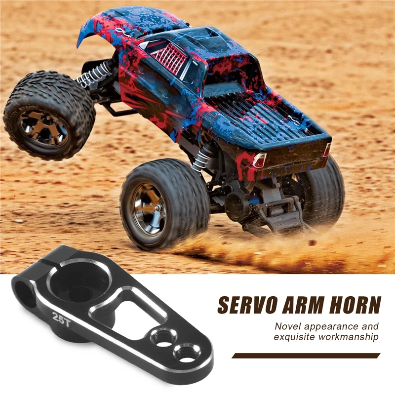 A63T-1PCS سبائك الألومنيوم 25T 31 مللي متر توجيه سيرفو الذراع القرن ل RC قطع غيار السيارات الزاحفة