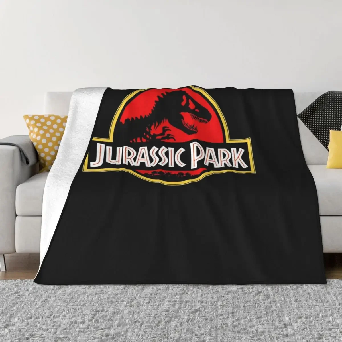 

Jurrasic Park Classic Throw Blanket Fluffy Softs Beach Luxury St Blankets