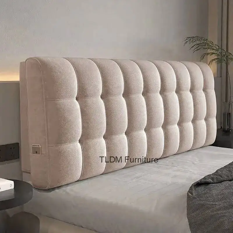 Bed Headboard Soft Sponge Large Backrest Tatami Front Panels Bedroom Hotel Decor Aesthetic Anti-collision Nordic Headboards AA