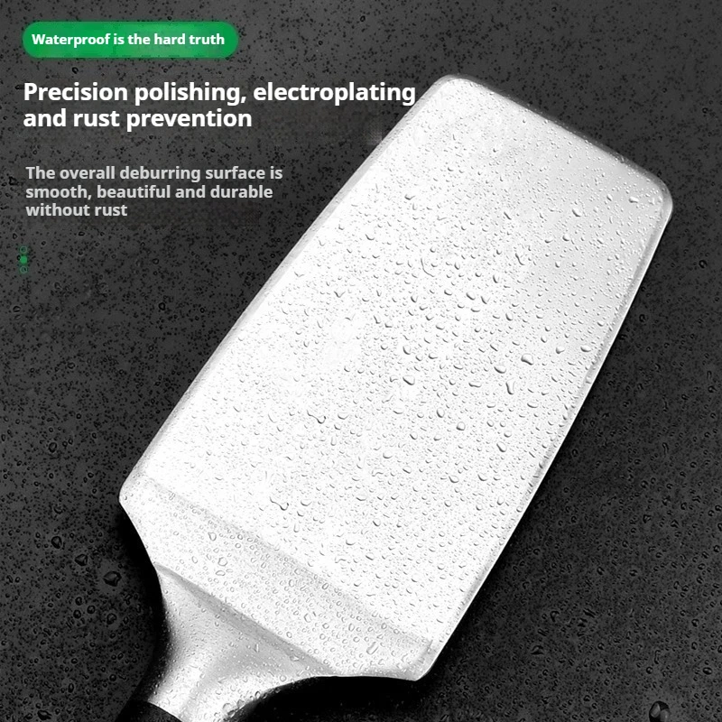 Stainless Steel Bricklayer's Knife Tiler's Brick Chopper Double Sided Thickened Straight Handle Wall Cutting Masonry Knife
