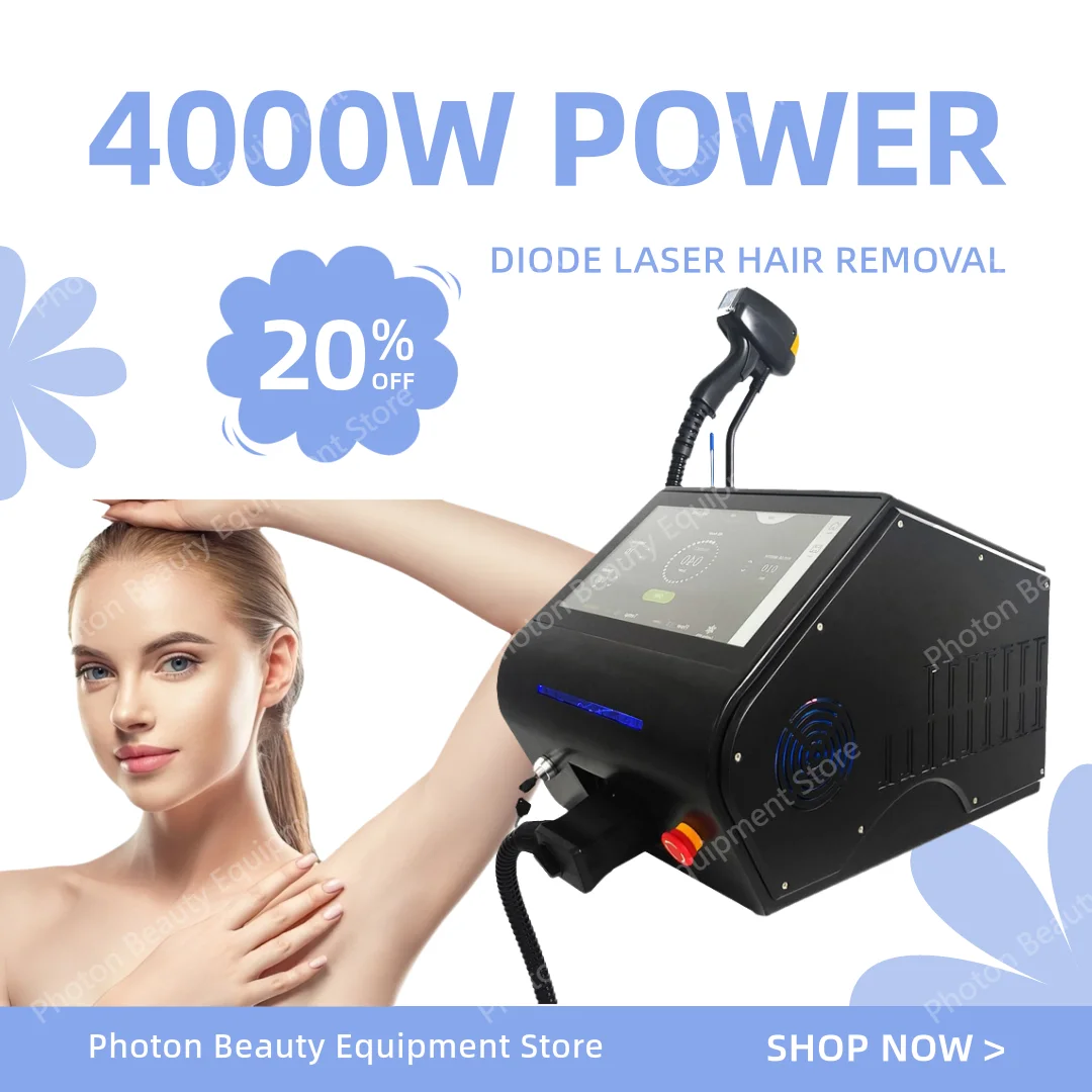 

НОВЫЙ диодный лазер с длиной волны 808 нм, безболезненный эффективный аппарат для удаления волос 755 нм, 808 нм, 1064 нм для всех цветов кожи