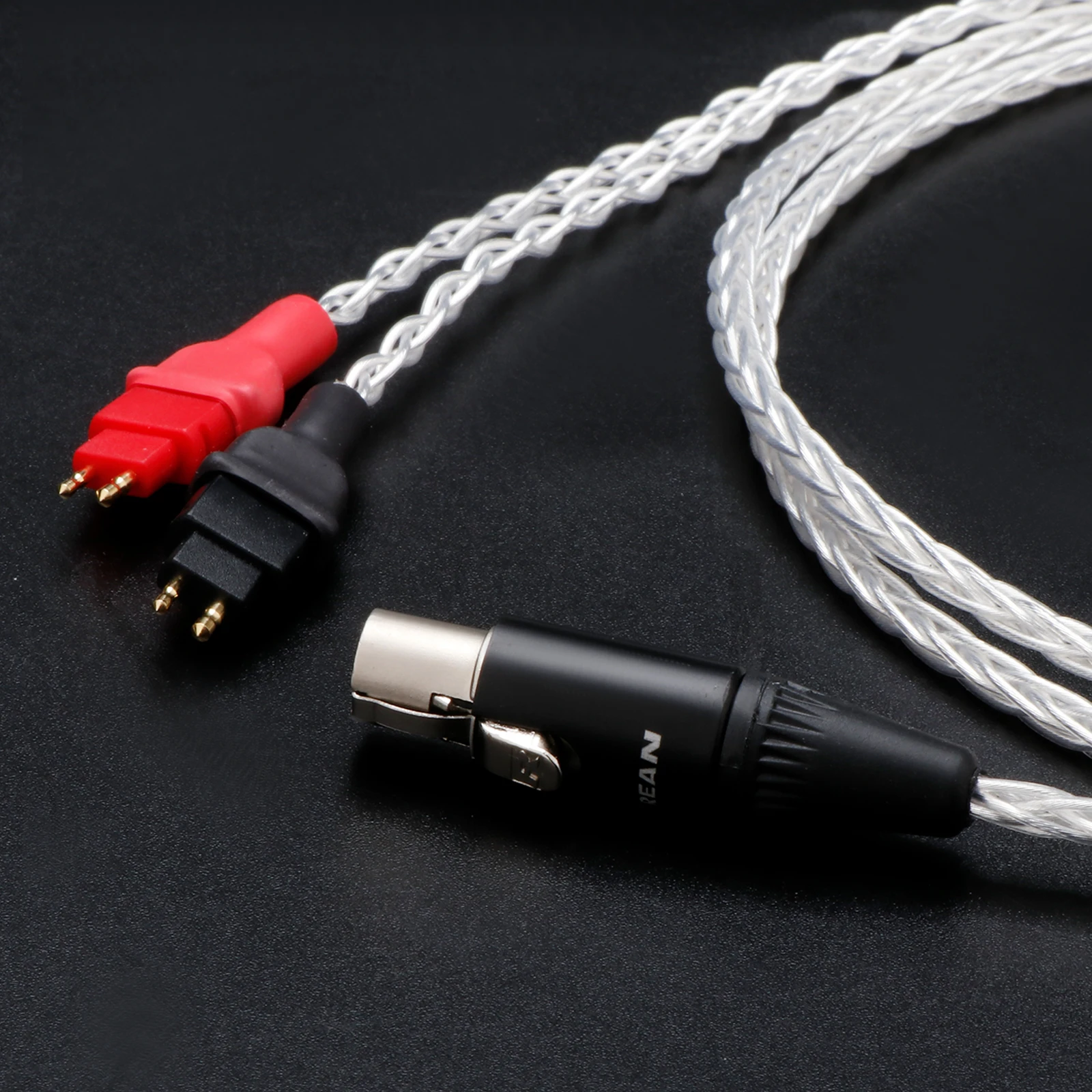 

Hi-end 8Cores mini xlr to HD650 Cable For hd600 hd650 hd660s hd580 HEADPHONE with 4pins mini xlr plug